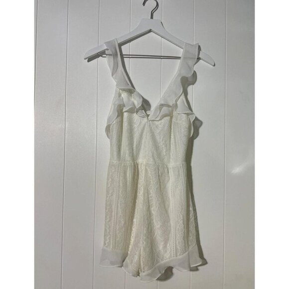 Source Unknown Women's White Jumpsuit - Picture 1 of 6